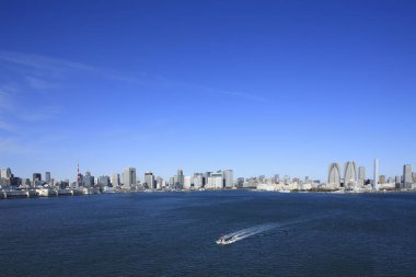 Modern şehir manzarası, şehir arka planı 