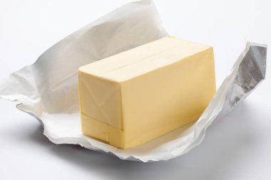 tereyağı bloğu kapat görünümü 