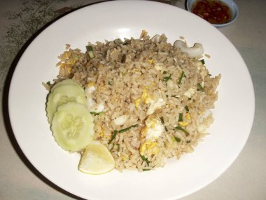 Geleneksel Asya yemeklerine yakın çekim