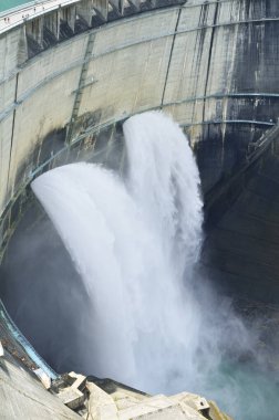 Kurobe Dam in Toyama Prefecture, Japan