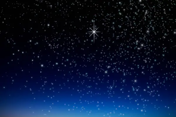 Beautiful Night Sky Bright Stars — Stock Photo, Image