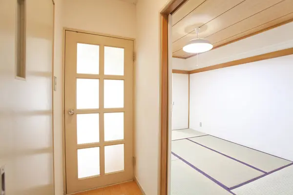 Pequeno Apartamento Prático Interior Design Minimalista — Fotografia de Stock
