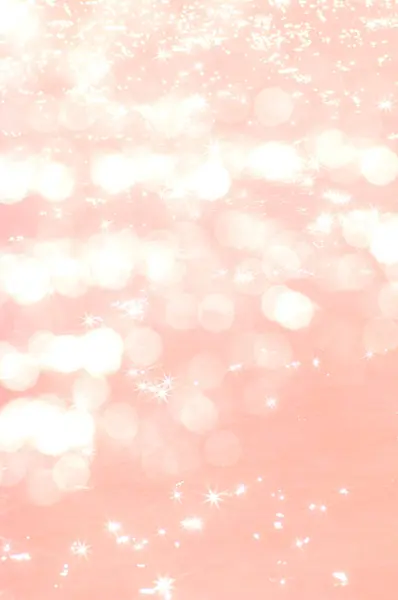 粉色和白色的抽象闪光背景 美丽闪亮的假日插图 解焦灯 — 图库照片