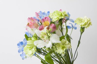 İnanılmaz çiçekler, yakın görüş.