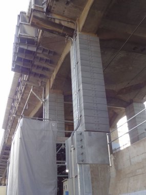 Yıkılmış bina manzarası dış görünüş 