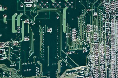 Bileşenli bilgisayar anakart, yakın görüntü