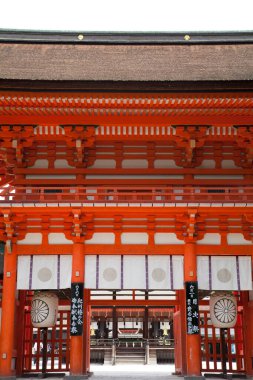 Eski geleneksel Asyalı mimari detayı