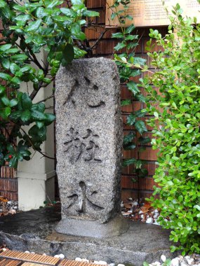 Güzel bir Asya parkı, sakin bir yaz gününün tadını çıkarır..