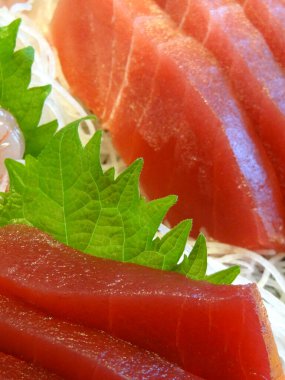 Taze somon balığı, yakın çekim. 