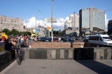 Kentsel arka plan, şehir mimarisi dış görünüş 