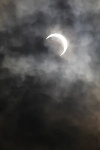Lua Céu Natureza Vista Cênica — Fotografia de Stock