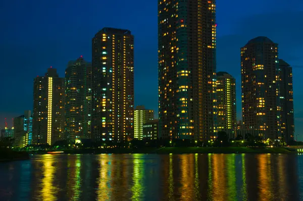 Moderne Skyline Van Stad Prachtig Uitzicht Stedelijke Achtergrond — Stockfoto
