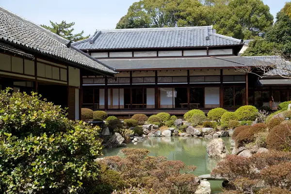Scenic Shot Beautiful Ancient Japanese Shrine — Stock Photo, Image