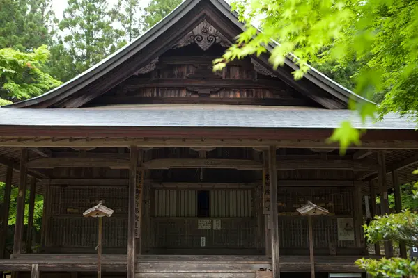 Schilderachtige Opname Van Oude Japanse Tempel — Stockfoto