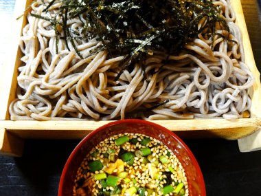 Lezzetli Asya yemekleri. Yakın çekim.