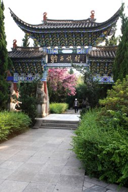 Eski şehir tarihi mimarisinin görkemli manzarası 