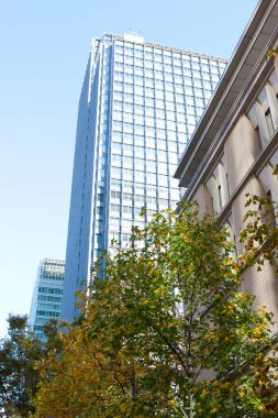 Tokyo, Japonya 'daki iş alanı ve ofis binaları