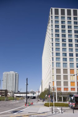 Kentsel zemin, modern şehir manzarası 