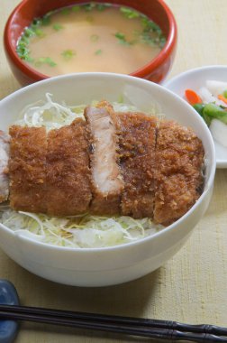 Lezzetli yemek yakın çekim görünümü