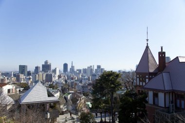 Güzel şehir manzarası, şehir arkaplanı 