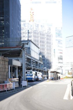 şehir arkaplanı, modern şehir manzarası 