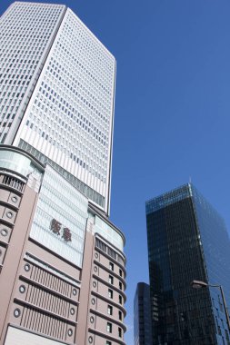 Kentsel zemin, modern şehir manzarası 