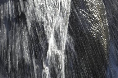 Su sıçramalarının soyut arkaplanı