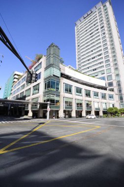 şehir arkaplan görünümündeki modern bina