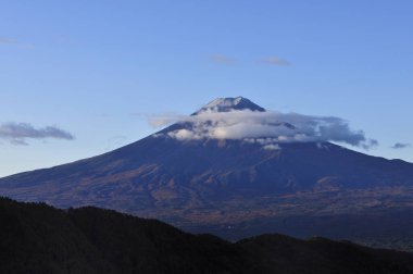 Fuji Dağı 'nın güzel manzarası  