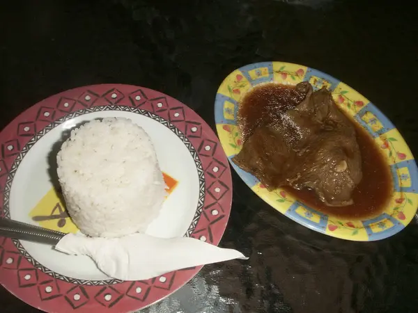 Nahaufnahme Eines Köstlichen Asiatischen Gerichts — Stockfoto