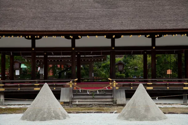 Сценический Снимок Древнего Японского Храма — стоковое фото