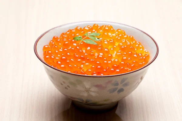 Roter Kaviar Aus Nächster Nähe — Stockfoto