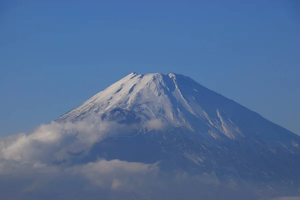 Pokryta Śniegiem Góra Fuji Japonii — Zdjęcie stockowe