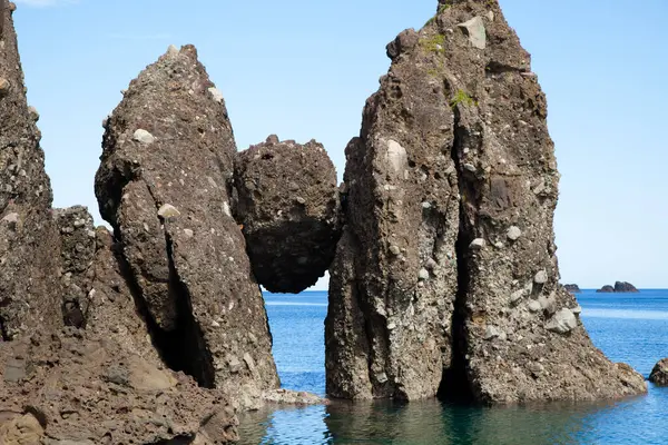 Beautiful Nature Scenery Rocks Sea Coast — Stock Photo, Image