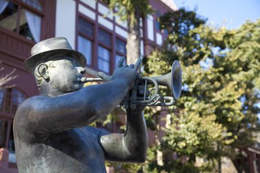 Japon şehrindeki Vintage Anıtı Gündüz Görünümü