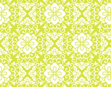 soyut çiçek deseni şablonu, bitki siluetleri ile dekoratif arkaplan