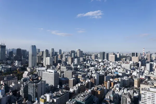 Modern Stadsbild Med Byggnader Tokyo Japan — Stockfoto
