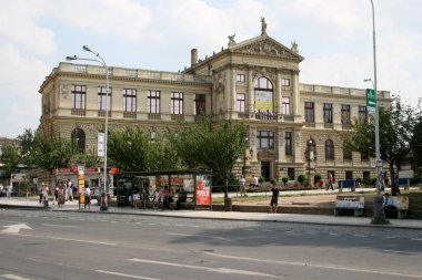 Eski şehrin tarihi mimarisinin manzarası