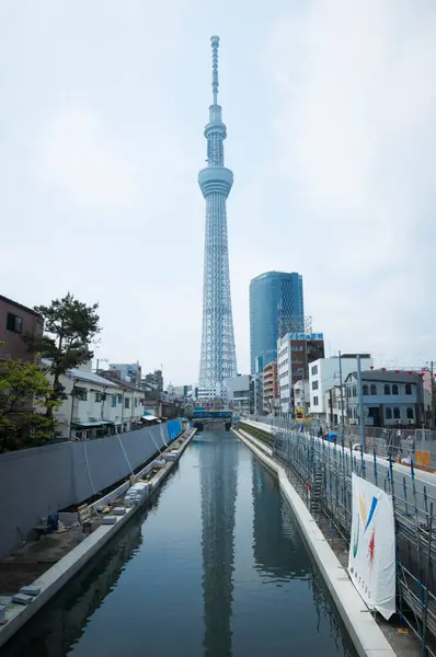 Tokyo Sky Tree Den Näst Högsta Byggnaden Världen Och Högsta — Stockfoto