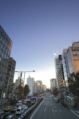 Modern şehir arkaplanı, şehir manzarası