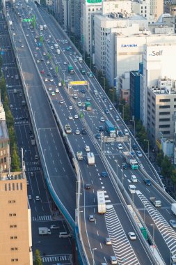 yol trafiği kentsel arka plan görüntüsü 