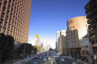 Modern şehir arkaplanı, şehir manzarası