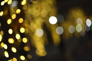 Noel ışıkları arka planı bokeh