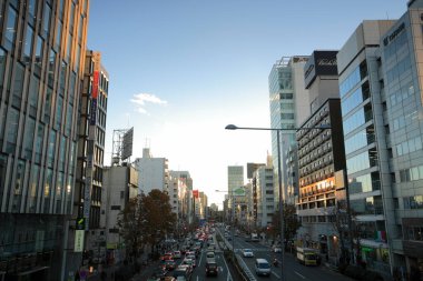 Modern şehir arkaplanı, şehir manzarası