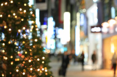 Tokyo, Japonya 'da Noel ağacı