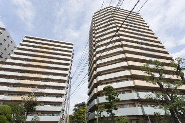 Modern şehir arkaplanı, şehir manzarası 