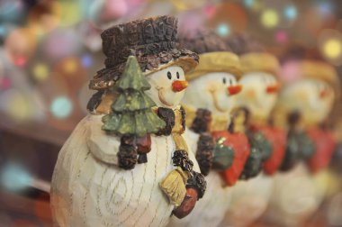 Şirin Noel dekorasyonları, şenlikli arka plan           