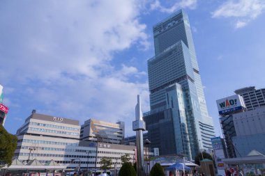 Modern şehir arkaplanı, şehir manzarası