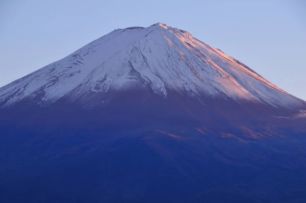 snow covered mountain Fuji in Japan