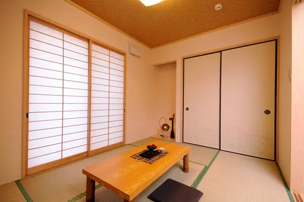 Habitación Diseño Interiores Estilo Japonés — Foto de Stock